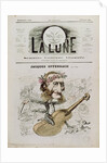 Front cover of 'La Lune', with a caricature of Jacques Offenbach 4th November 1866 by Andre Gill