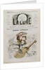 Front cover of 'La Lune', with a caricature of Jacques Offenbach 4th November 1866 by Andre Gill