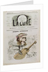 Front cover of 'La Lune', with a caricature of Jacques Offenbach 4th November 1866 by Andre Gill