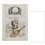Front cover of 'La Lune', with a caricature of Jacques Offenbach 4th November 1866 by Andre Gill