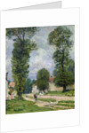 The Road to Marly-le-Roi, or The Road to Versailles, 1875 by Alfred Sisley