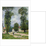 The Road to Marly-le-Roi, or The Road to Versailles, 1875 by Alfred Sisley