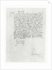 Letter from Francis I of France to the Parlement of Bordeaux, 1529 by French School