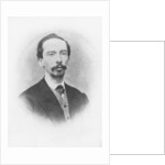 Portrait of Rafael Pombo, 1868 by French Photographer