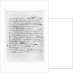 Letter from Empress Josephine giving her consent to the annulment of her marriage to Napoleon, 1809 by French School