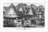 David Livingstone welcomed in a village in the Great Lakes region of Central Africa, 1874 by French School