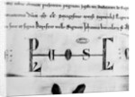 Monogram of Louis IX by French School