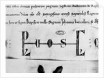Monogram of Louis IX by French School