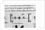 Monogram of Louis IX by French School