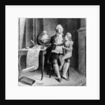 Louis XVI teaching geography to the Dauphin by French School