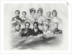 Louis-Philippe I and his family in 1830 by French School
