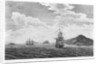 The frigates of La Perouse at the island of Maui by French School