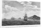 The frigates of La Perouse at the island of Maui by French School