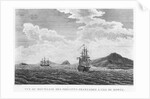 The frigates of La Perouse at the island of Maui by French School