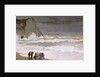 Rough Sea at Etretat, 1868-69 by Claude Monet