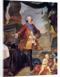 Louis Dauphin of France with a Plan of the Siege of Tournai, 1747 by Charles Joseph Natoire