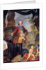 Louis Dauphin of France with a Plan of the Siege of Tournai, 1747 by Charles Joseph Natoire