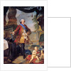Louis Dauphin of France with a Plan of the Siege of Tournai, 1747 by Charles Joseph Natoire