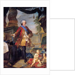 Louis Dauphin of France with a Plan of the Siege of Tournai, 1747 by Charles Joseph Natoire