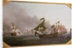 Naval Combat off the Isle of Grenada, 6th July 1779, 1788 by Jean-Francois Hue