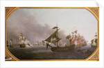 Naval Combat off the Isle of Grenada, 6th July 1779, 1788 by Jean-Francois Hue