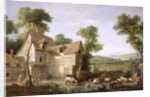 The Farm, 1750 by Jean-Baptiste Oudry