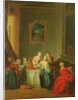 The Toilet: Young woman at her Dressing Table by Jean-Baptiste Joseph Pater