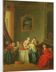 The Toilet: Young woman at her Dressing Table by Jean-Baptiste Joseph Pater