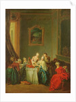 The Toilet: Young woman at her Dressing Table by Jean-Baptiste Joseph Pater