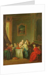 The Toilet: Young woman at her Dressing Table by Jean-Baptiste Joseph Pater