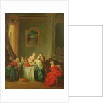 The Toilet: Young woman at her Dressing Table by Jean-Baptiste Joseph Pater