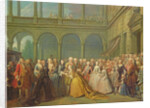The Meeting at Neuhaus in Bohemia, 24th May 1737 by Louis de Silvestre