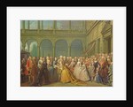 The Meeting at Neuhaus in Bohemia, 24th May 1737 by Louis de Silvestre