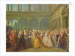 The Meeting at Neuhaus in Bohemia, 24th May 1737 by Louis de Silvestre