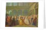 The Meeting at Neuhaus in Bohemia, 24th May 1737 by Louis de Silvestre