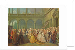 The Meeting at Neuhaus in Bohemia, 24th May 1737 by Louis de Silvestre