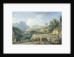 The Construction of a Road, 1774 by Claude Joseph Vernet