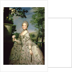 Portrait of Marie-Louise of Bourbon by Anton Raphael Mengs