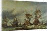The Battle of Texel, 29 June 1694 by Louis Eugene Gabriel Isabey
