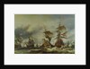 The Battle of Texel, 29 June 1694 by Louis Eugene Gabriel Isabey
