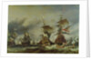 The Battle of Texel, 29 June 1694 by Louis Eugene Gabriel Isabey