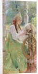 At the Spinning-Wheel by Konstantin Egorovich Makovsky