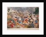 The Battle of Jemmapes, 6th November 1792, printed by Basset by French School