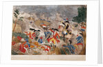 The Battle of Jemmapes, 6th November 1792, printed by Basset by French School
