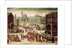 The Sack of Lyons by the Baron des Adrets April 1562 by French School