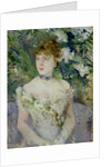 Young girl in a ball gown, 1879 by Berthe Morisot