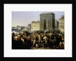 Battle at the Porte Saint-Denis, 28th July 1830 by Hippolyte Lecomte