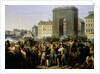 Battle at the Porte Saint-Denis, 28th July 1830 by Hippolyte Lecomte