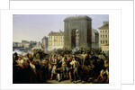 Battle at the Porte Saint-Denis, 28th July 1830 by Hippolyte Lecomte