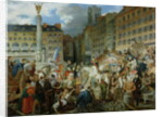 The Duke of Orleans Crossing the Place du Chatelet on 31st July 1830 by Prosper Lafaye or Lafait
